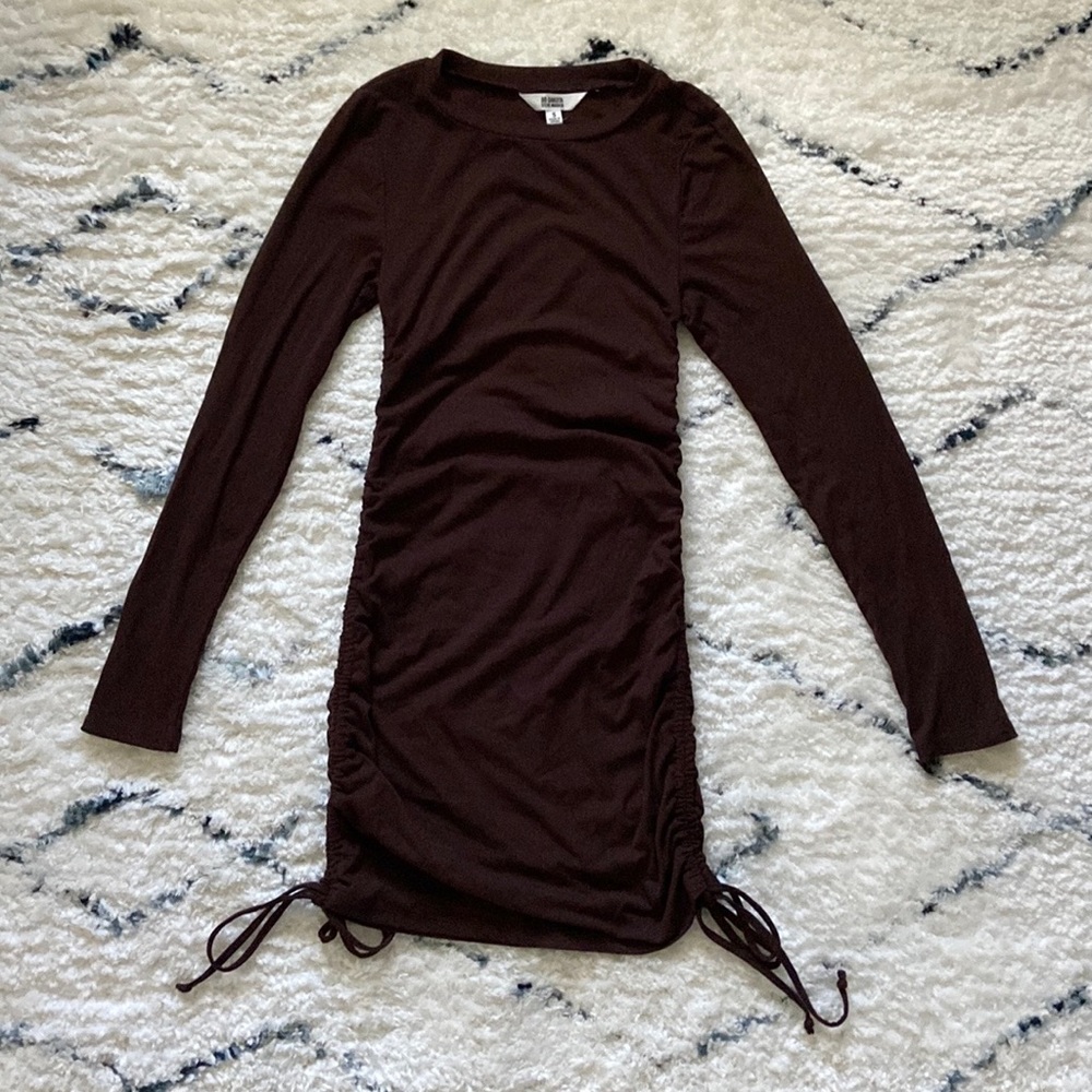 Rib knit dress